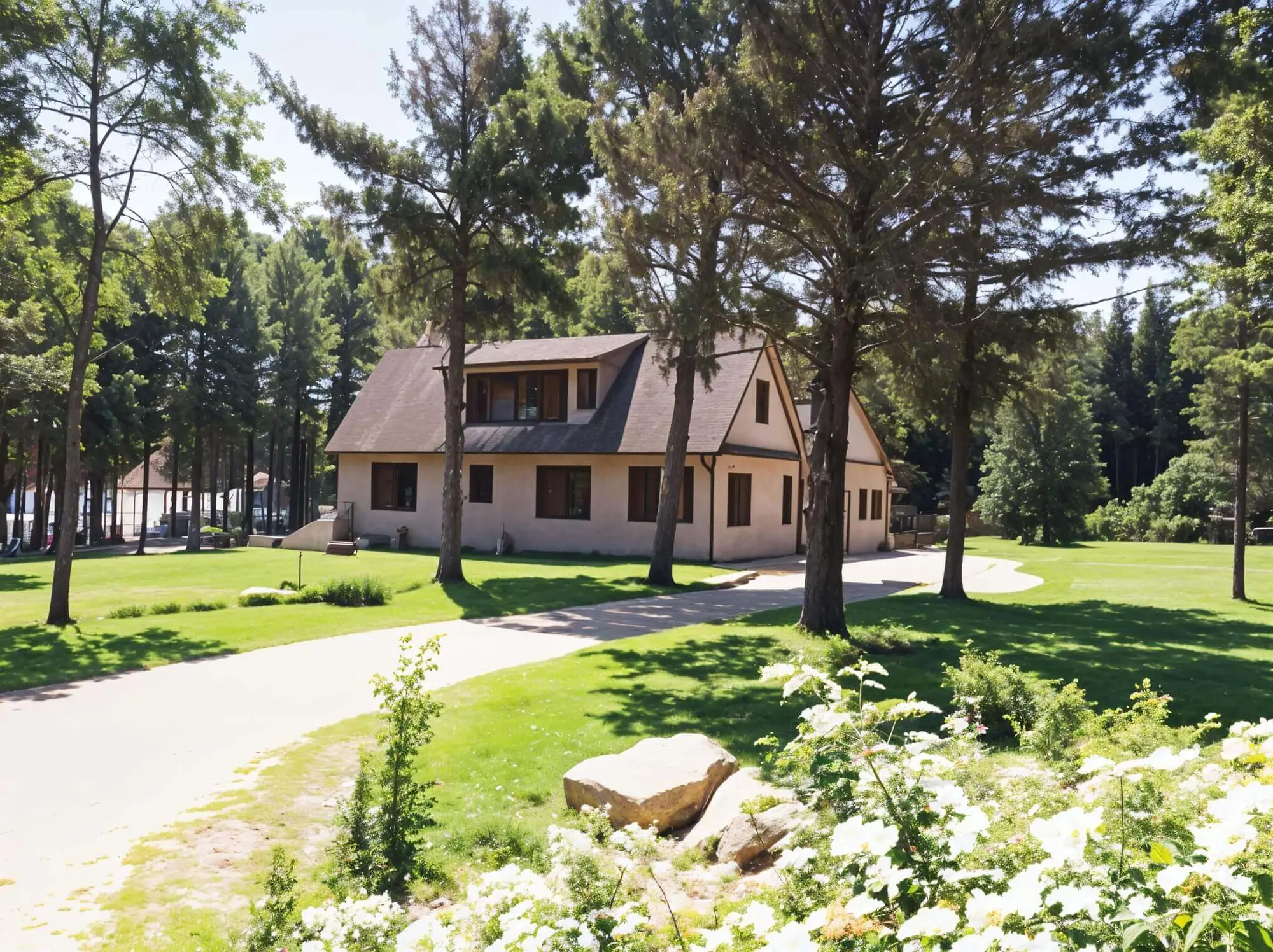 Alberta Lane — the house on its 28-acre property